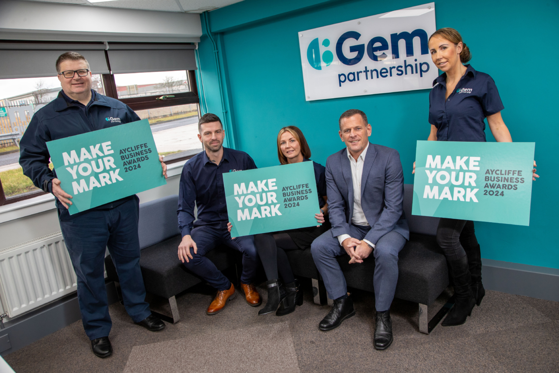 Aycliffe business make your mark awards gem partnership