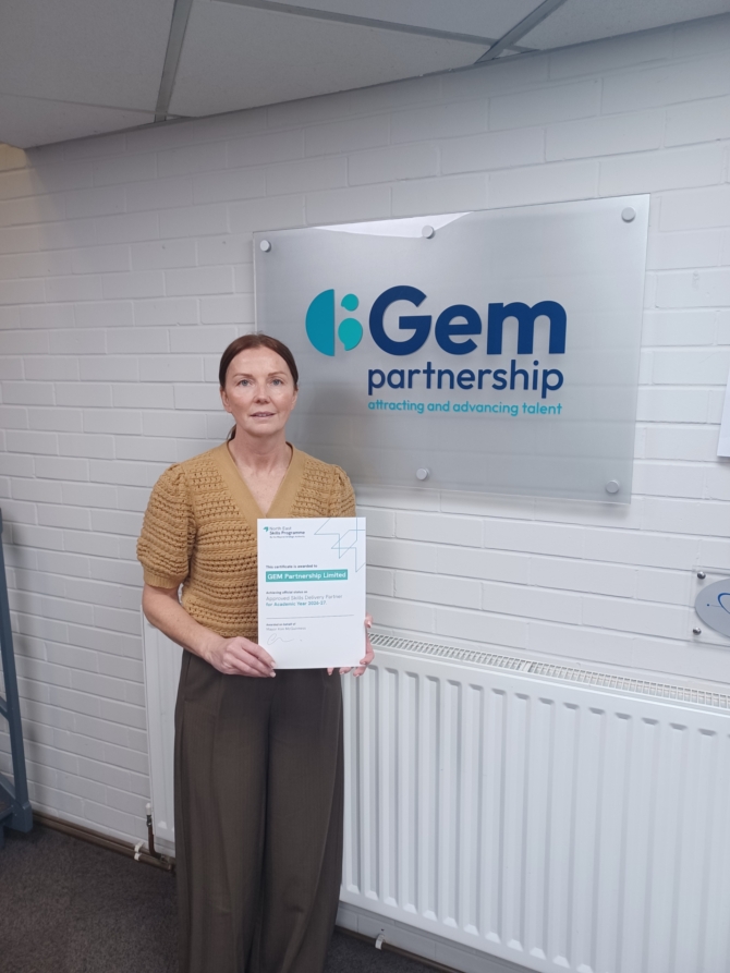 GEM Partnership Awarded Place on North East Skills Programme